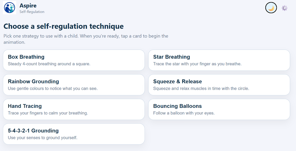 Self Regulation - Technique Selection